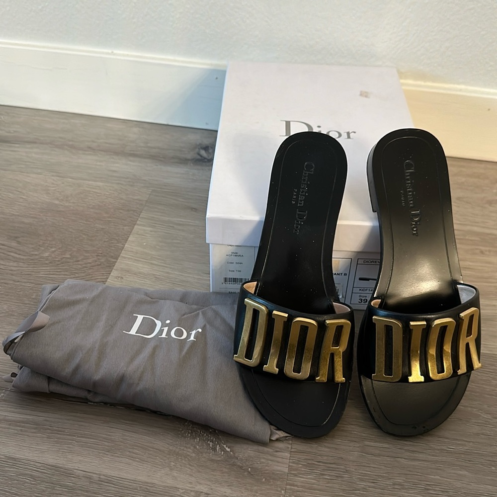 Dior black sandle